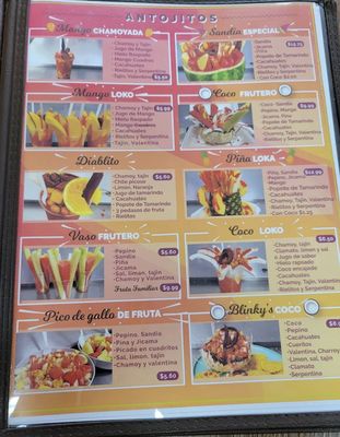 Menu photo 3 Blinkys Antojitos Newton, NC