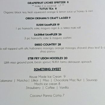 Nuka - specials menu the day we visited - Sushi Bars Near Me - Haiku-Pauwela, Hawaii Nuka - specials menu the day we visited - Sushi Bars Near Me - Haiku-Pauwela, Hawaii
