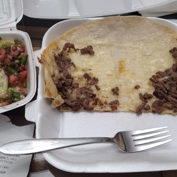 Taco de Oro - Steak quesadilla. Where's the meat? - Mexican Near Me - Tampa, Florida Taco de Oro - Steak quesadilla. Where's the meat? - Mexican Near Me - Tampa, Florida
