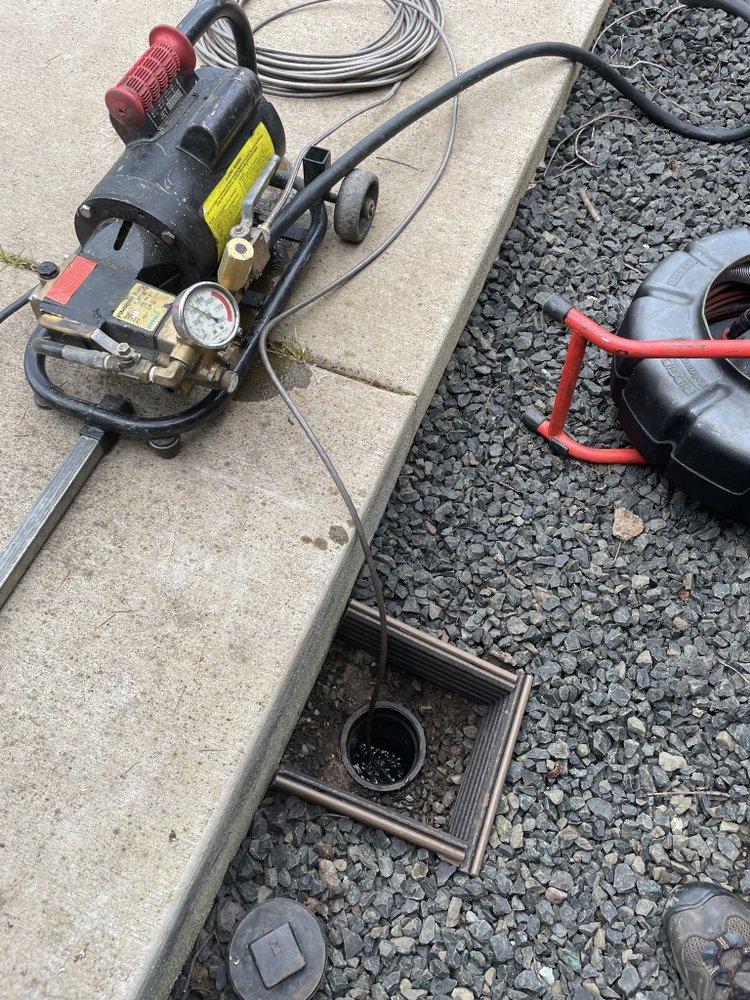 Slide of NW Sewer & drain