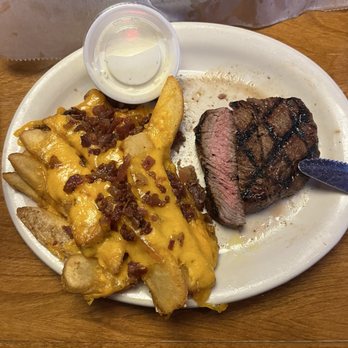 Texas Roadhouse - 6 oz sirloin and loaded fries - Steakhouses Near Me - High Point, North Carolina