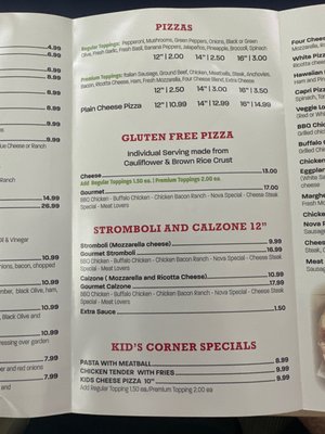 Menu photo 5 Nova Pizza Hudson, FL Menu photo 5 Nova Pizza Hudson, FL