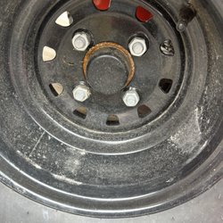 Tractor Supply - Rust on wheel hub