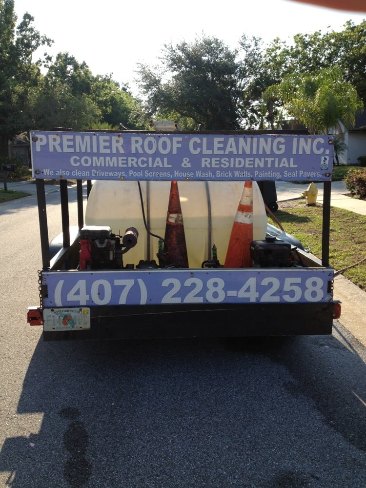 Slide of Premier Roof Cleaning