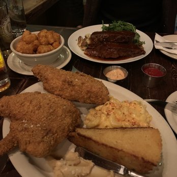 Radiator Whiskey - Smoked and fried chicken & beef brisket! Side of tater tots  #StraightFuego - New American Near Me - Seattle, Washington