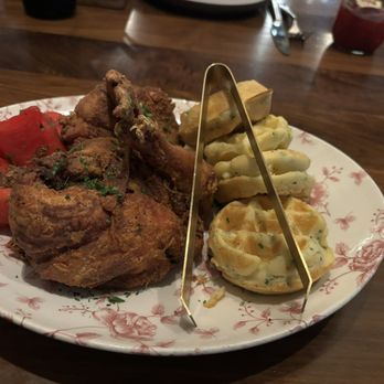Yardbird Table & Bar - Gluten free fried chicken and waffles.  Yum. - New American Near Me - Chicago, Illinois