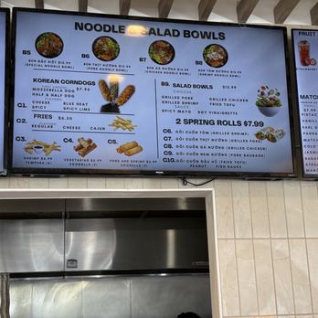 Banh Me & U - Noodle salad bowl choices - Bakeries Near Me - Albuquerque, New Mexico