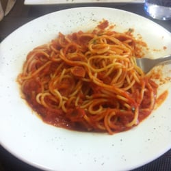 Pappone - Spaguetti Arrabiata. ¡Riquísimos!