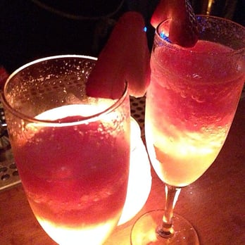 Lone Wolf - The No. 2 signature drink. Tequila infused strawberry sorbet and prosecco. YUM! - Bars Near Me - Chicago, Illinois Lone Wolf - The No. 2 signature drink. Tequila infused strawberry sorbet and prosecco. YUM! - Bars Near Me - Chicago, Illinois