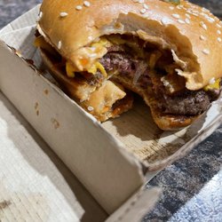 Raw burger