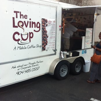The Loving Cup - a woman standing in front of a food truck - Food Trucks Near Me The Loving Cup - a woman standing in front of a food truck - Food Trucks Near Me