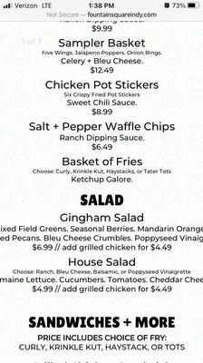 Menu photo 2 Rooftop Garden Cocktail Lounge Indianapolis, IN