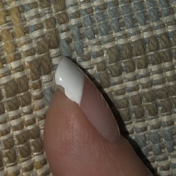I Love Nails - Chipped GEL manicure the day after salon service. - Nail Salons Near Me - Cumming, Georgia