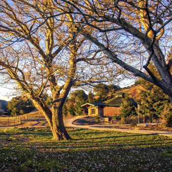 Sunburst Sanctuary - Sunrise over Sunburst's meditation temple. - Meditation Centers Near Me - Lompoc, California