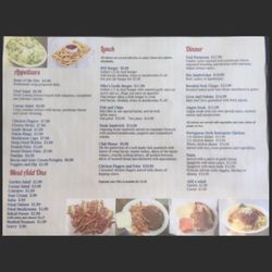 BNS Corner Gas Restaurant - Menu