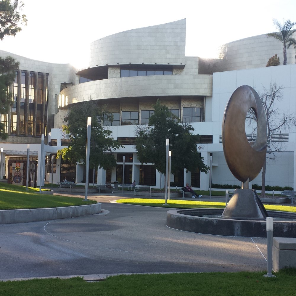 Cerritos Library - View of the library from the street. - Libraries Near Me - Cerritos, California