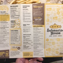 The menu