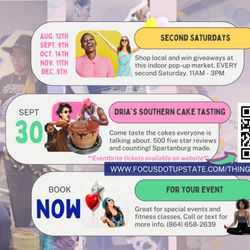 focus.upstate - Special events happening at focus.upstate!
Spaces for the entrepreneurial health & fitness community.
Gym | Special Event