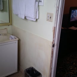 Bathroom door jamb