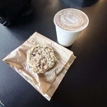 Fox and the Fig - Hot chocolate and brown butter chocolate cookie - Desserts Near Me - Spruce Pine, North Carolina
