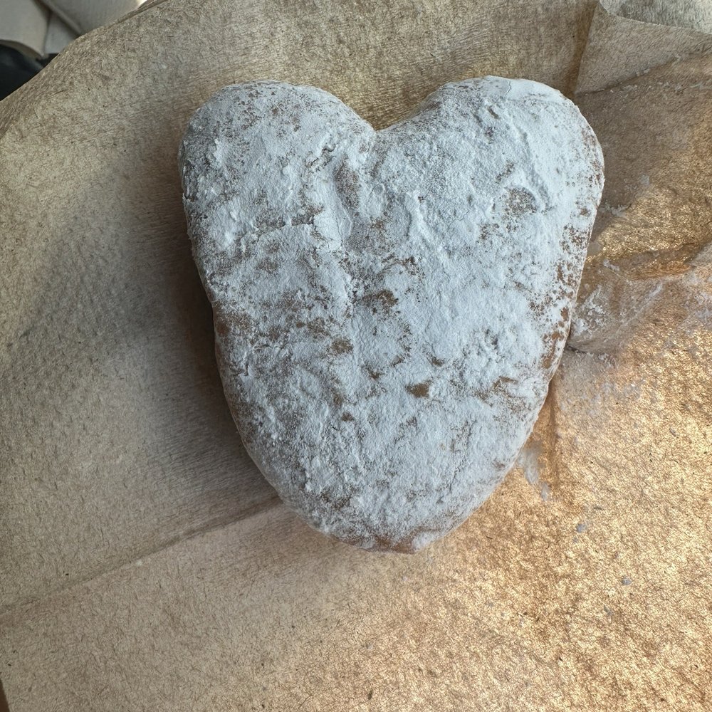 Tasty Donuts - Powdered donut filled with blueberry jelly - Donuts Near Me - Lancaster, California