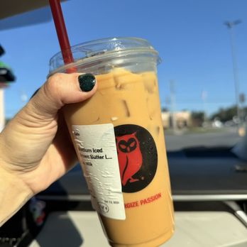 Red Owl Coffee - Iced Brown Butter Latte - Coffee & Tea Near Me - Lake Park, Georgia Red Owl Coffee - Iced Brown Butter Latte - Coffee & Tea Near Me - Lake Park, Georgia