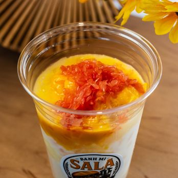 Banh Mi Sala - Mango Pomelo Sago Yogurt drink ($8.50) - Vietnamese Near Me - Toronto, Ontario Banh Mi Sala - Mango Pomelo Sago Yogurt drink ($8.50) - Vietnamese Near Me - Toronto, Ontario