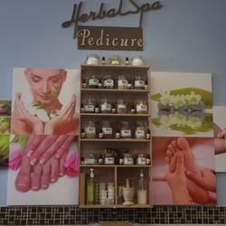 City Nails - They say they are the only place that offers the herbal spa treatments here in Asheville! It was very nice!