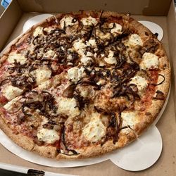 Pizzaville - Grilled onions and ricotta cheese. A special that really was special.