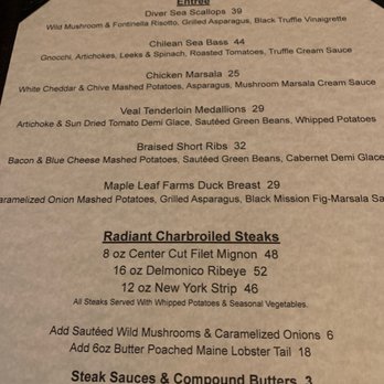 Nemo Grille - Menu - New American Near Me - Avon, Ohio