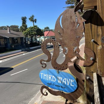 Third Wave Cafe - Business Sign - Creperies Near Me - New Smyrna Beach, Florida