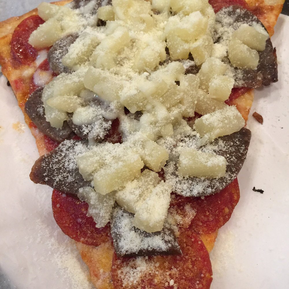 Louie's Pizza - Pineapple, extra pep, sausage - Italian Near Me - Elmhurst, New York Louie's Pizza - Pineapple, extra pep, sausage - Italian Near Me - Elmhurst, New York