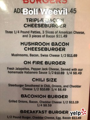 Menu photo 7 Boll Weevil Lakeside, CA Menu photo 7 Boll Weevil Lakeside, CA