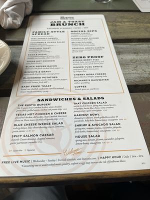 Menu photo 2 The Rustic Houston, TX Menu photo 2 The Rustic Houston, TX