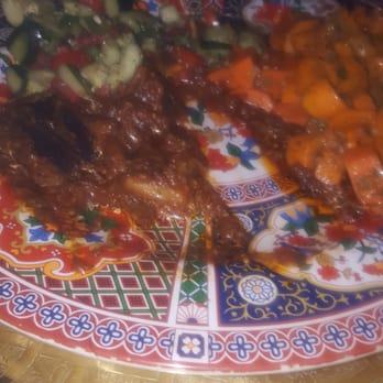 Marrakesh Restaurant - Eggplant and cucumber salad... So delicious - Moroccan Near Me - Philadelphia, Pennsylvania