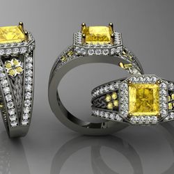 Gold Diamond & Design