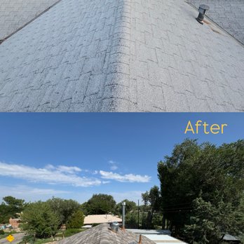Right Way Roofing - Before and after shingle job. - Roofing Near Me - Albuquerque, New Mexico