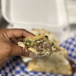 Nikos Tacos - Steak zip taco
