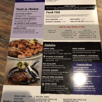 Harborside - Menu - Seafood Near Me - Winter Haven, Florida