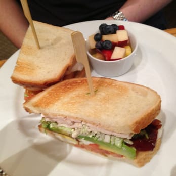 NM Cafe - Turkey Club Sandwich - New American Near Me - Palo Alto, California NM Cafe - Turkey Club Sandwich - New American Near Me - Palo Alto, California