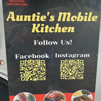 Auntie’s Mobile Kitchen - Social QR codes - Food Trucks Near Me - Jacksonville, Florida Auntie’s Mobile Kitchen - Social QR codes - Food Trucks Near Me - Jacksonville, Florida