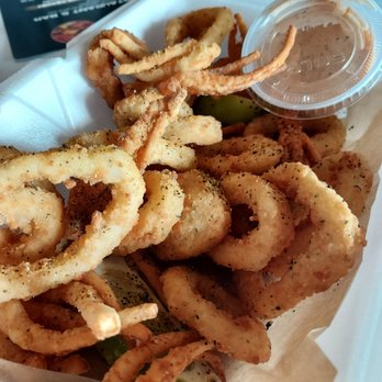 Crawlin’ Crab - Calamari - pretty good. I liked the seasoning. - Seafood Near Me - Fort Worth, Texas