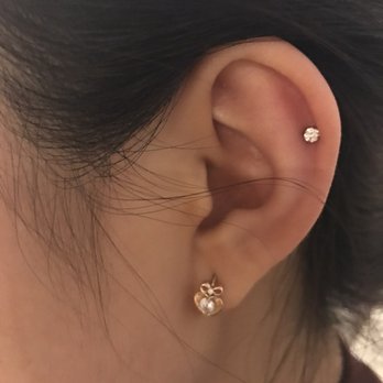 B'z Ink Tattoo Shop - A simple and clean cartilage piercing :) - Tattoo Near Me - Troy, Michigan