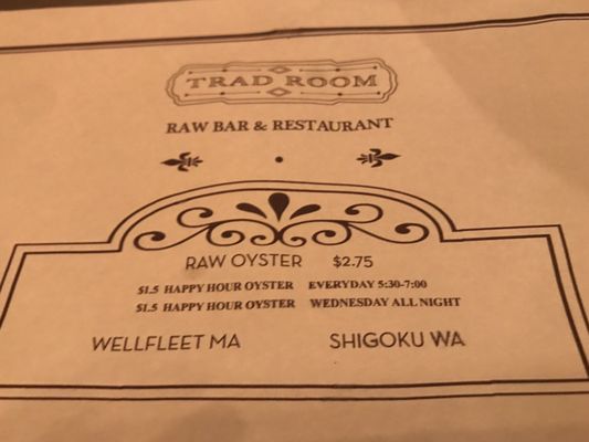 Menu photo 4 Trad Room Brooklyn, NY Menu photo 4 Trad Room Brooklyn, NY