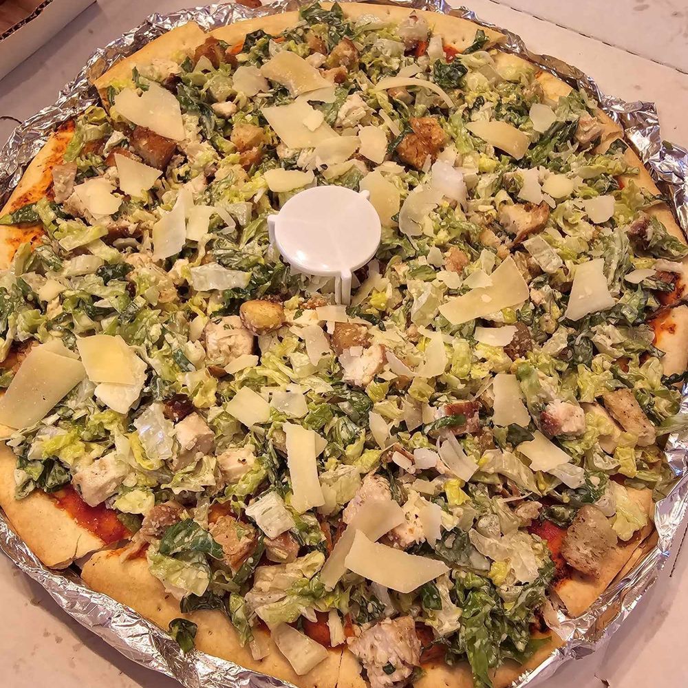 Legends Pizza - 12" Chicken Caeser Pizzalata - Pizza Near Me - Carol Stream, Illinois Legends Pizza - 12" Chicken Caeser Pizzalata - Pizza Near Me - Carol Stream, Illinois