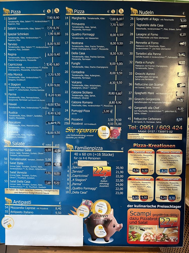 CASA LUPO Tarvisstr. 1, Bamberg, Bayern, Germany Popular Pizza