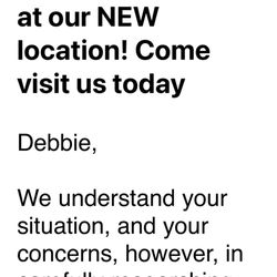 Bits & Bytes Computers - This is the email from the manager, Derrek in response to my email I sent to him.