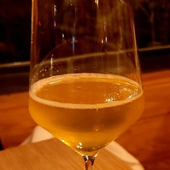 Khom Loi - Wine! Good wine. Cool wine glass too. - Thai Near Me - Sebastopol, California