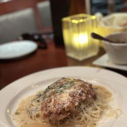 Filomena Cucina Rustica - Chicken Francese - 86'ed the capers and sun dried tomatoes