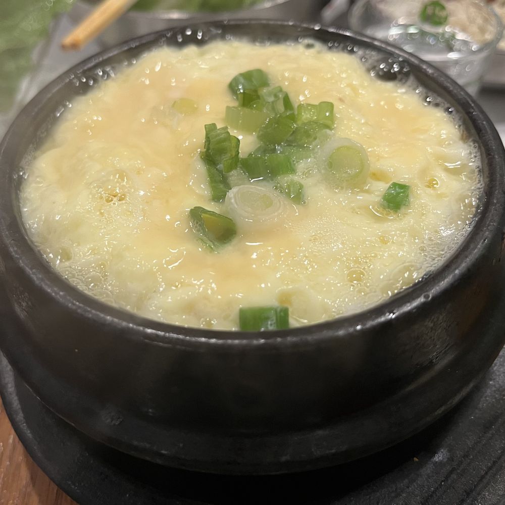 Dae Bak Korean Restaurant - Steamed egg - Korean Near Me - Flushing, New York